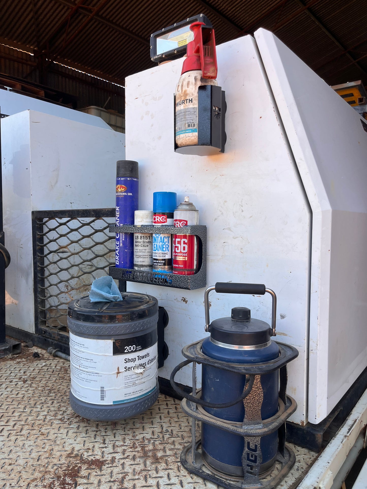 John Deere Shop Towel Mount