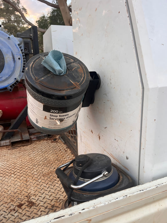 John Deere Shop Towel Mount