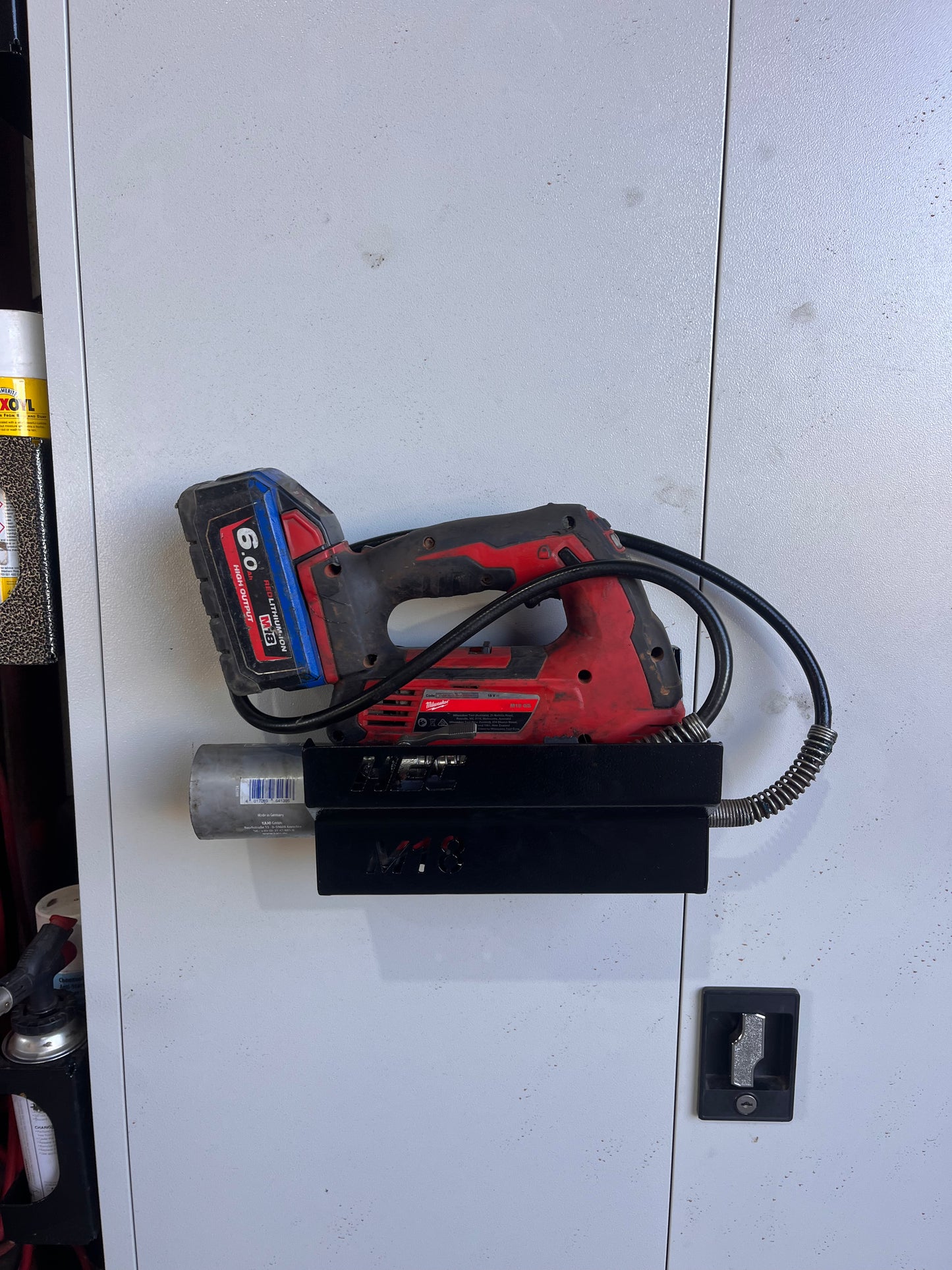 Milwaukee Electric Grease Gun  Holder